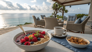 Colazione estiva con smoothie Low Carb